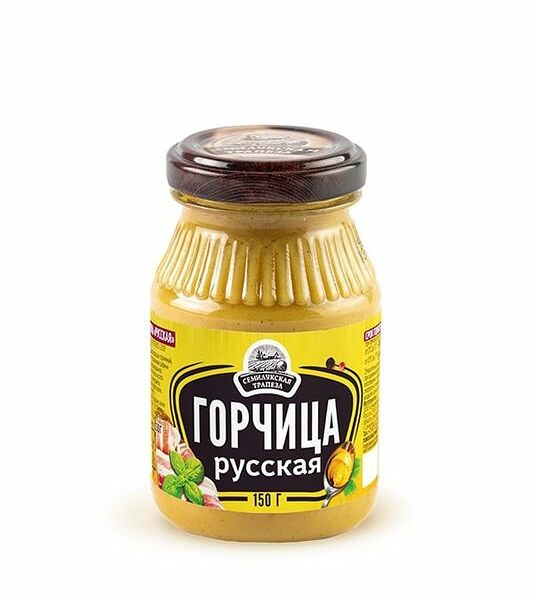 Горчица Семилукская трапеза Русская, 150г