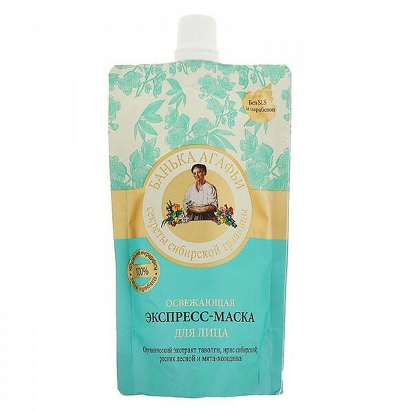 Банька агафьи Маска экспресс для лица освежающая