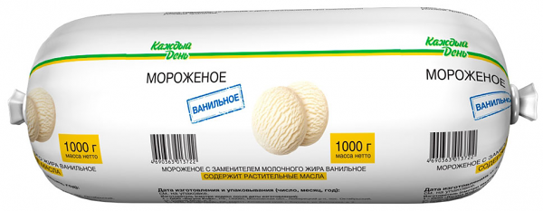 Мороженое Каждый день Ванильное