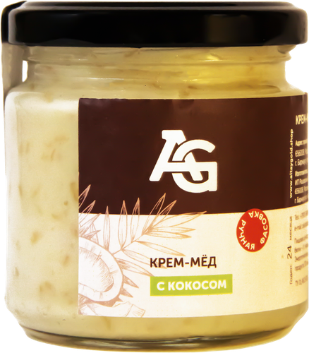 

Крем-мед ALTAYGOLD с кокосом, 225г