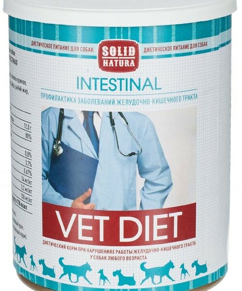 Влажный корм для собак Solid Natura VET Intestinal Диетический при расстройствах ЖКТ