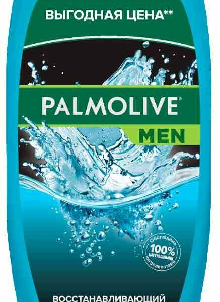 Гель для душа для мужчин 3 в 1 Palmolive 100% Натуральные масла
