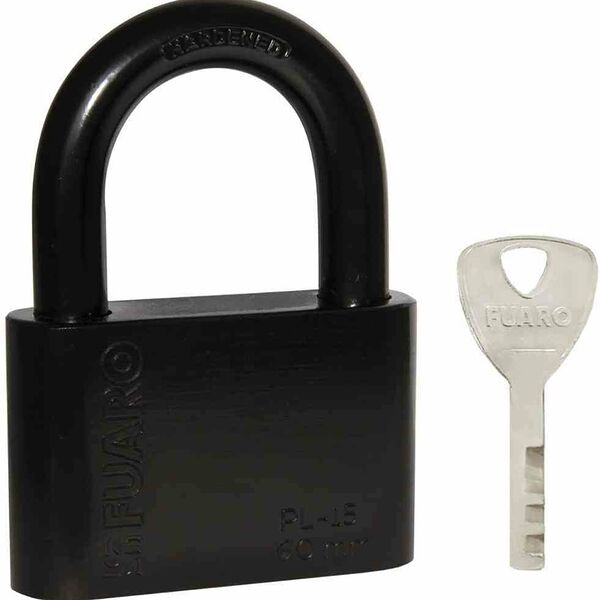 Замок навесной Fuaro PL-1560 цвет: черный