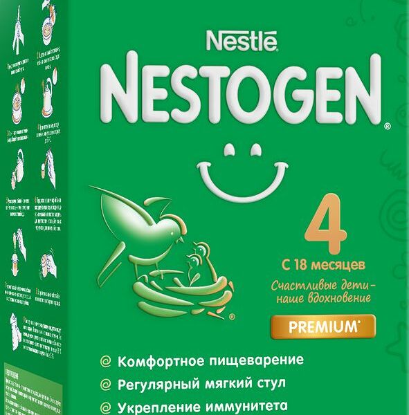 Смесь сухая молочная Nestogen 4 с 18 месяцев 600г