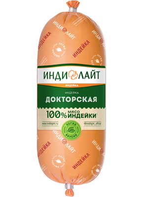 Колбаса вареная Индилайт Индейка Докторская