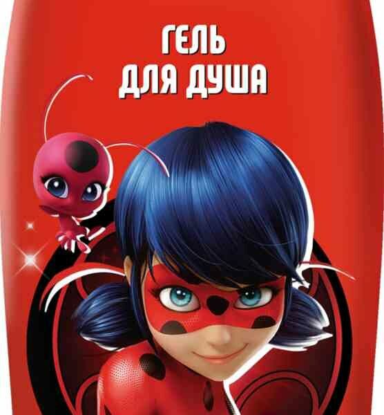 Гель для душа `MIRACULOUS` детский ЛЕДИ БАГ (мягкое очищение) 400 мл