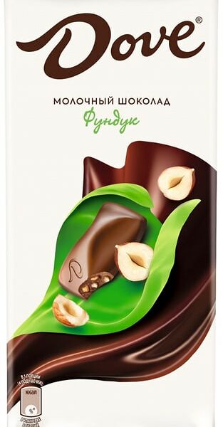 Шоколад Dove Молочный с Дробленым Фундуком 90г
