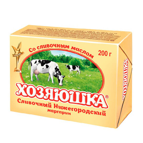 Маргарин сливочный Хозяюшка 200г