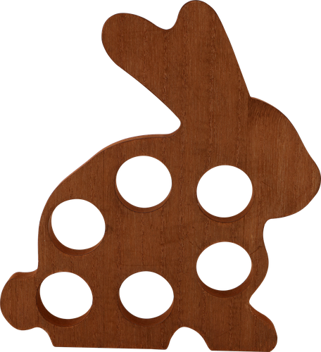 

Подставка для яиц Homeclub Rabbit 23x21.5 см бамбук