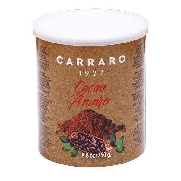 Какао горькое Carraro Bitter Amaro 250г, Италия