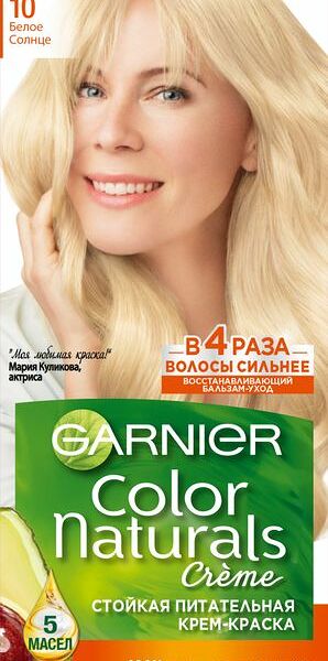 Краска для волос Garnier Color Naturals белое солнце 10