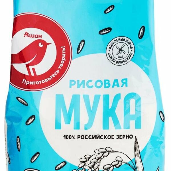 Мука рисовая АШАН Красная птица