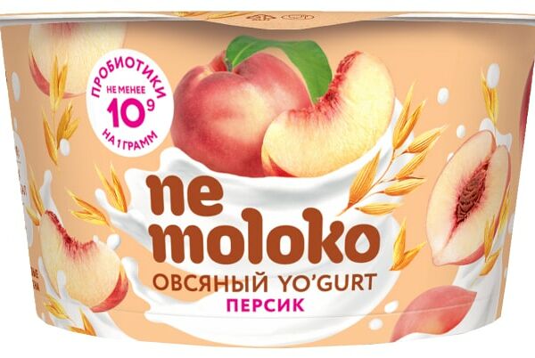 Десерт Nemoloko овсяный Персик 130г