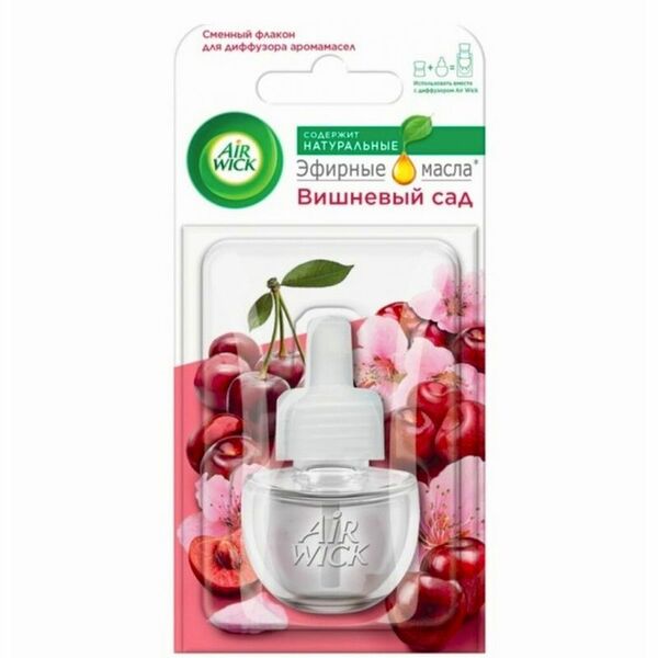 Сменный флакон для электрического диффузора аромамасел Air Wick Цветущая вишня