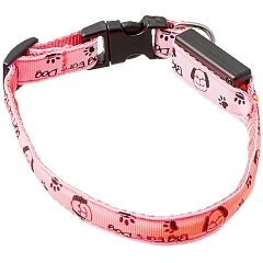 Ошейник Pet Line с USB-зарядкой светящийся Собачки и лапки 15мм,(28-40 см) 14-3400UM