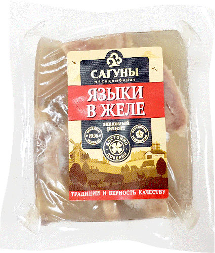 Заливное Сагуны МК Языки в желе, 300 г