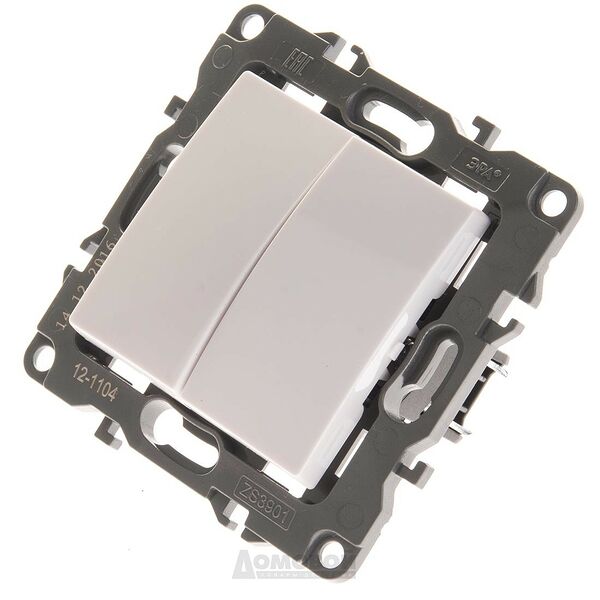 Выключатель двойной Эра 12