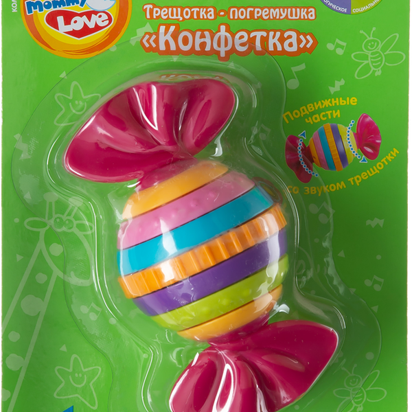 Трещотка MOMMY LOVE Конфетка Арт. 939-1