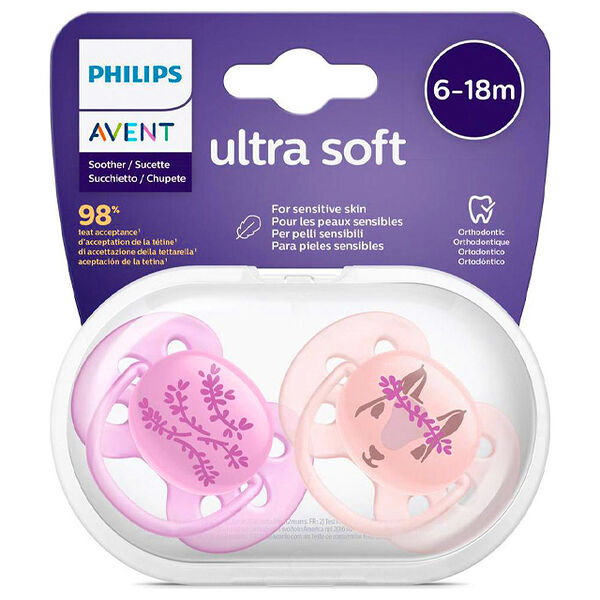 Avent ultra soft ծծակ 6-18M+ N2 223/04