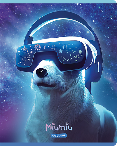 Тетрадь MESHU Miumiu, 48 листов, в клетку, дизайн в ассортименте