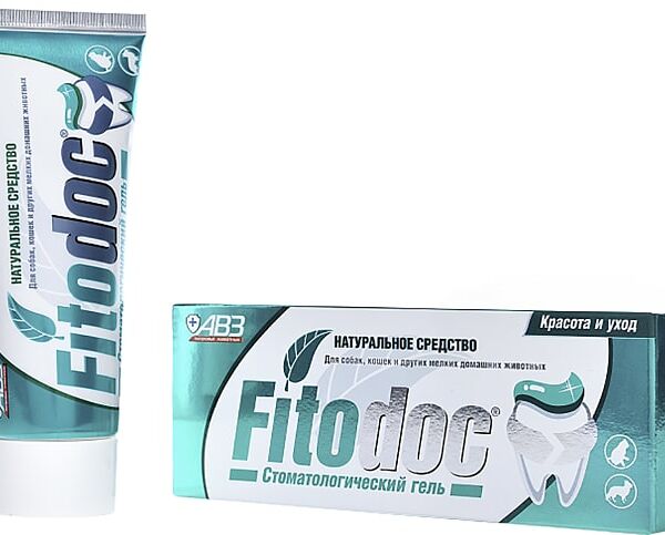 Гель стоматологический АВЗ Fitodoc для ухода за ротовой полостью у животных 75мл