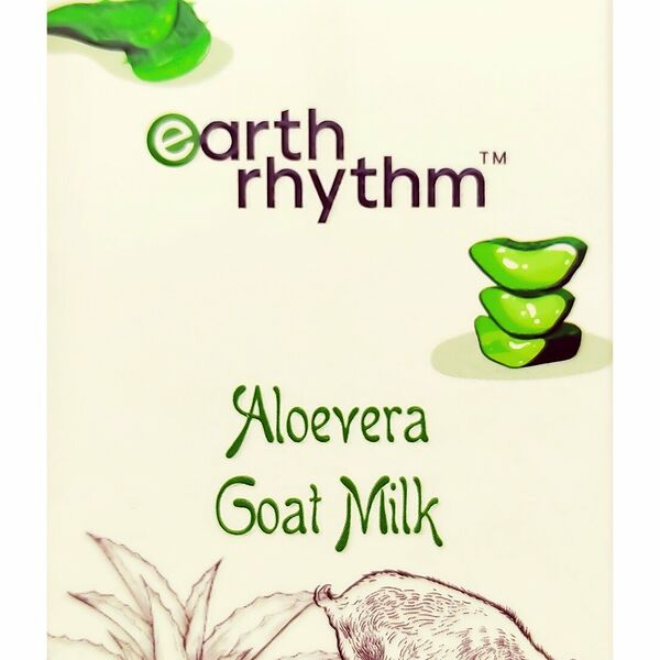 EARTH RHYTHM Aloevera Goat Milk Мыло для тела с алоэ вера и козьим молоком, 100 г