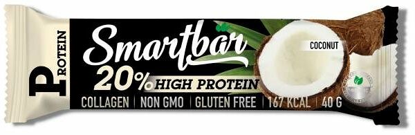 Батончик протеиновый SmartBar Hight Protein кокос