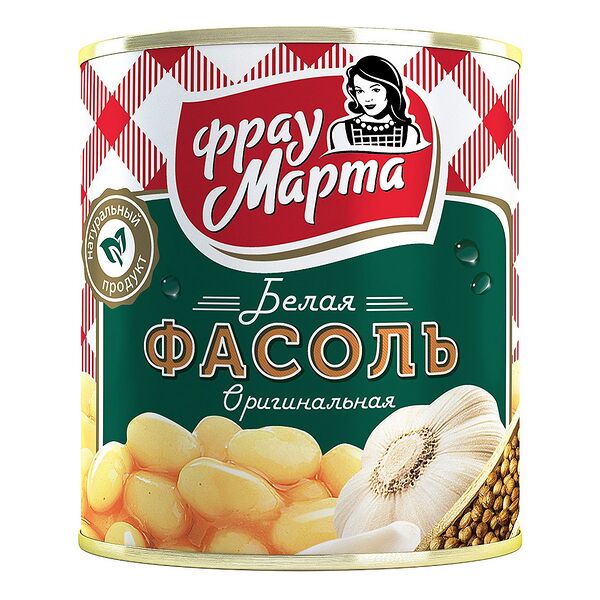 Фасоль Фрау Марта белая оригинальная