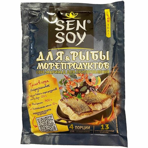 Соус Sen Soy Premium для рыбы и морепродуктов, 120г