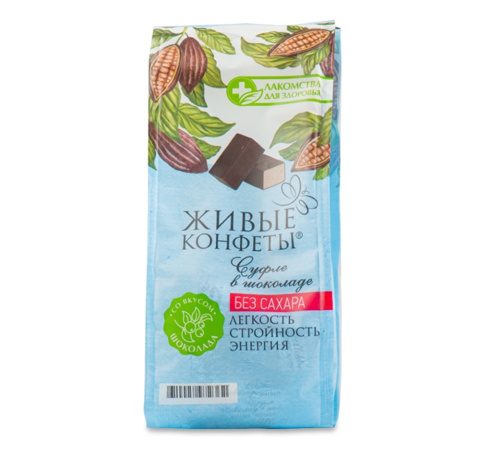 

Суфле Живые конфеты со вкусом Шоколада без сахара 150 г