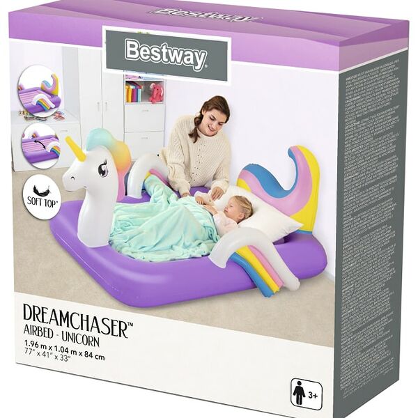 Матрас надувной Bestway Единорог детский 196*104*84см