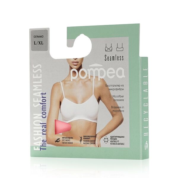 Женский бюстгалтер из микрофибры Pompea, Коралловый, L/XL