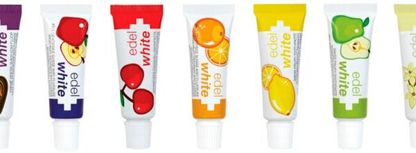 Набор детских зубных паст Edel+White 7Fruchtli 9.4мл*7шт