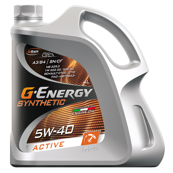Масло моторное G-ENERGY Synthetic Active 5W-40 Арт. 253142410, 4л