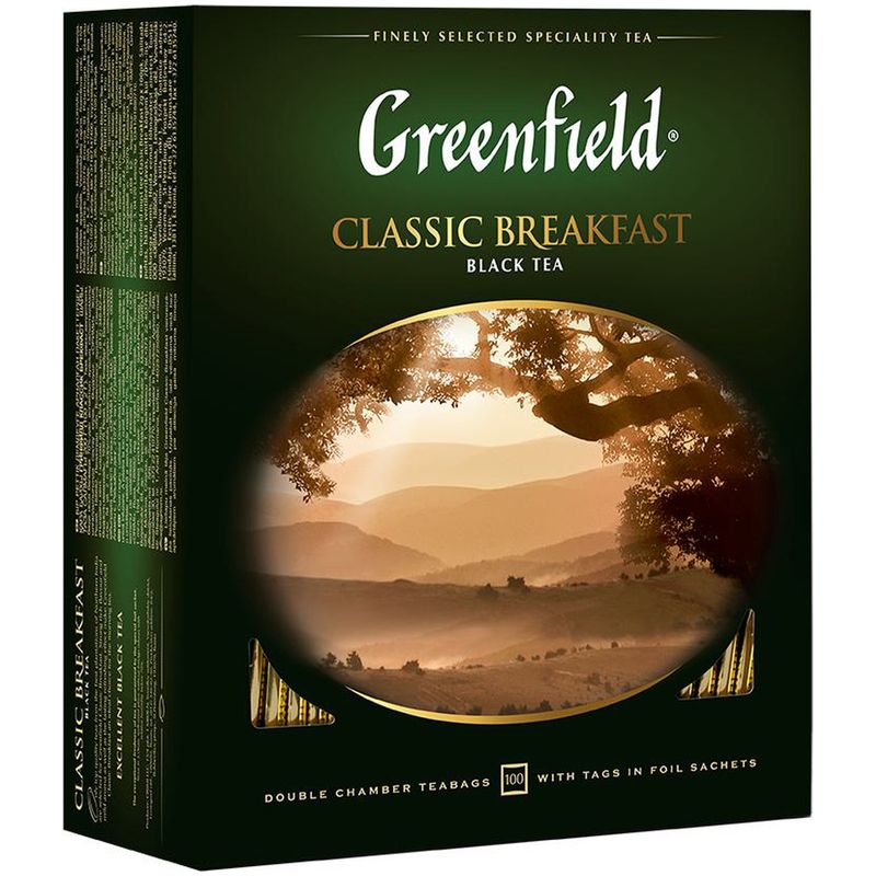 

Чай черный Greenfield Classic Breakfast 100 пак 200 г