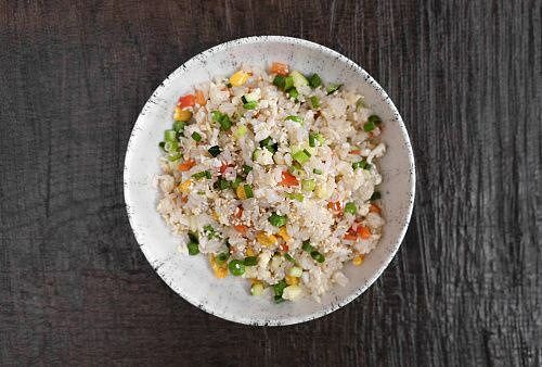 Рис жареный с овощами
