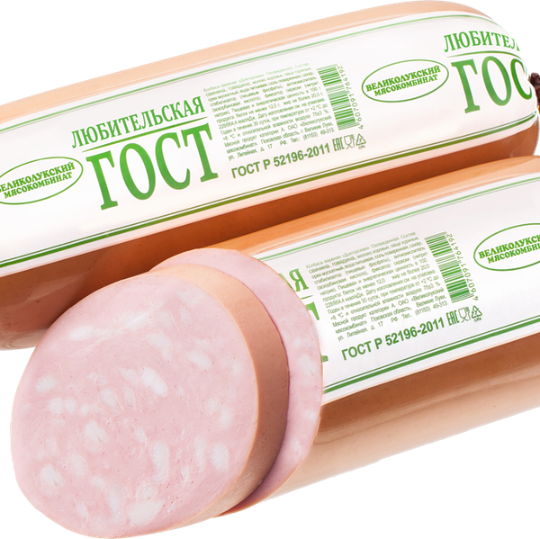 Колбаса МК Великолукский Любительская ГОСТ вес до 500г