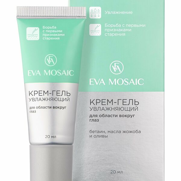 EVA MOSAIC Крем-гель для области вокруг глаз увлажняющий, 20 мл
