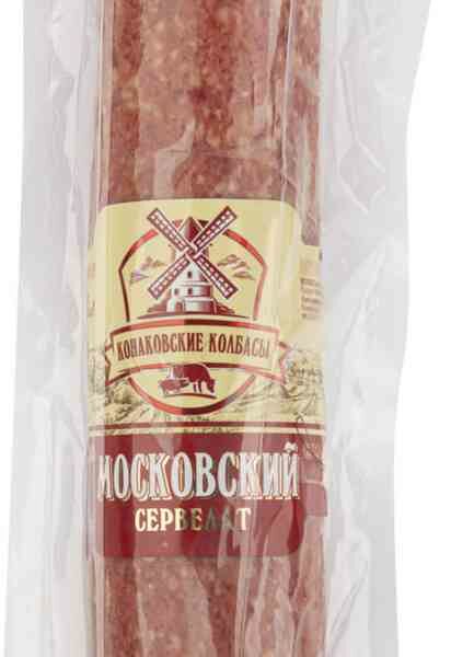 Сервелат варёно-копчёный Конаковские колбасы Московский