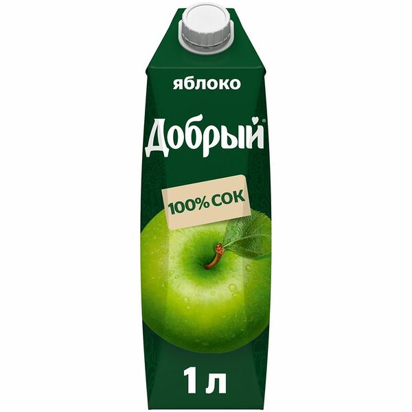 Сок Добрый Яблоко, 1л