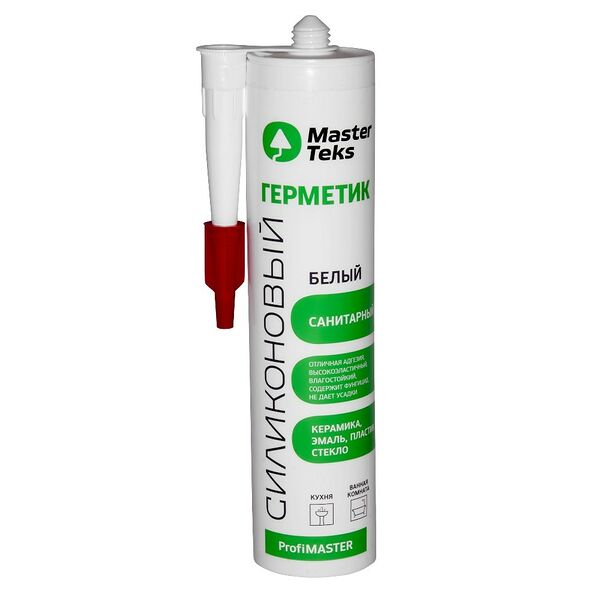 Герметик силиконовый санитарный MasterTeks PM