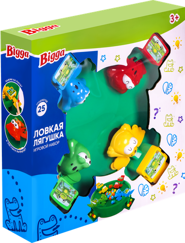 

Набор игровой Bigga Ловкая лягушка, 25 предметов, Арт. B1244996