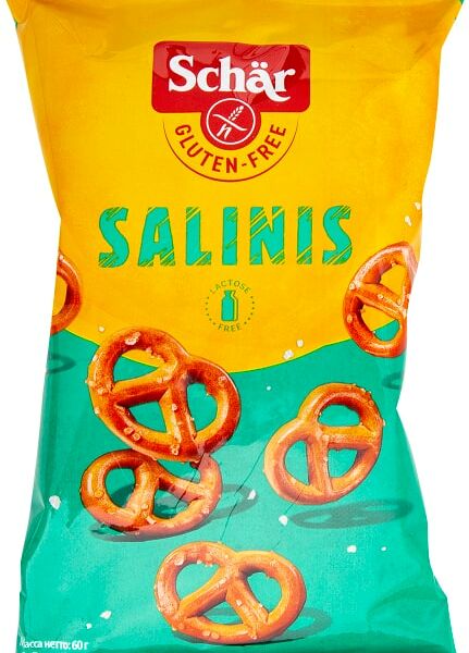 Крендельки Schar Salinis соленые без глютена 60г