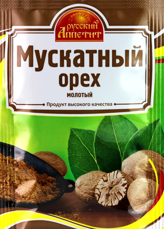 

Мускатный орех молотый Русский аппетит 10 г