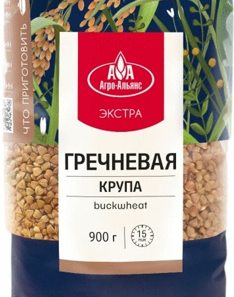 Гречка Агро-Альянс элитная Экстра, 900 г