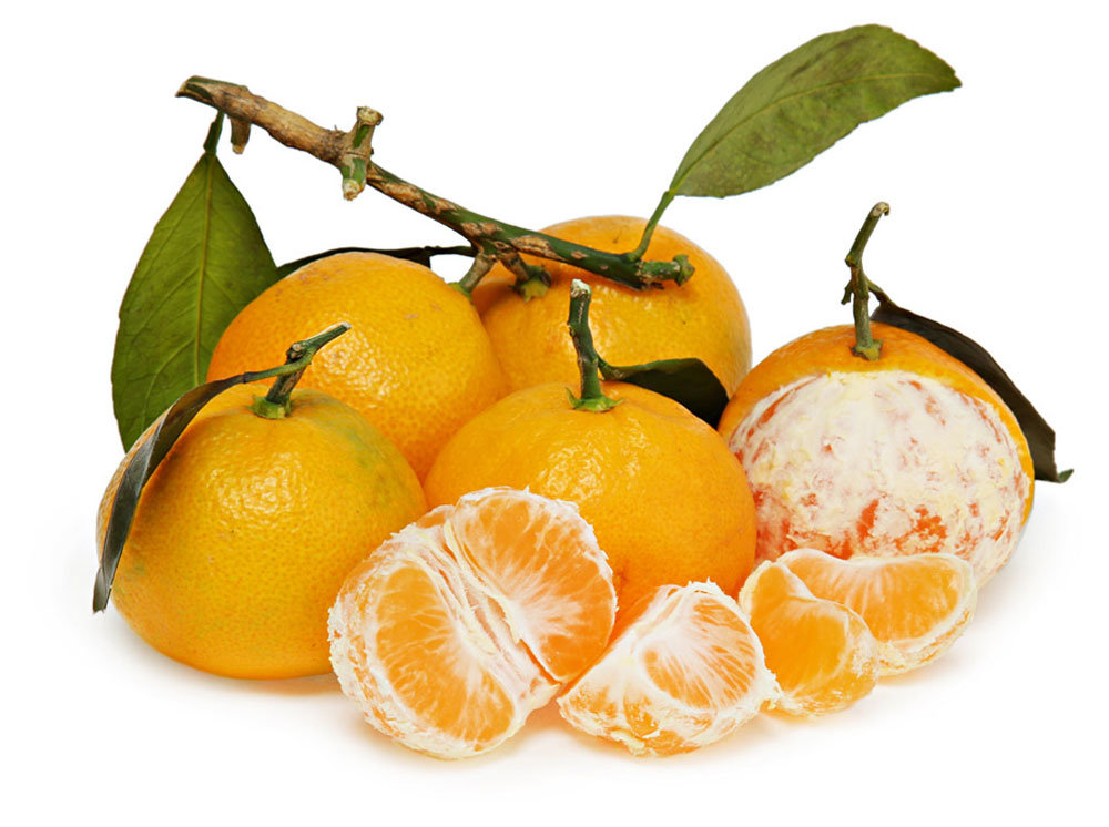 

Мандарин с листочками вес