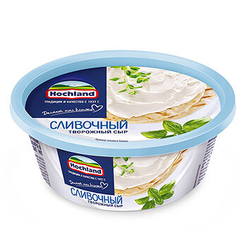 Сыр творожный Hochland сливочный 60%, 140 г