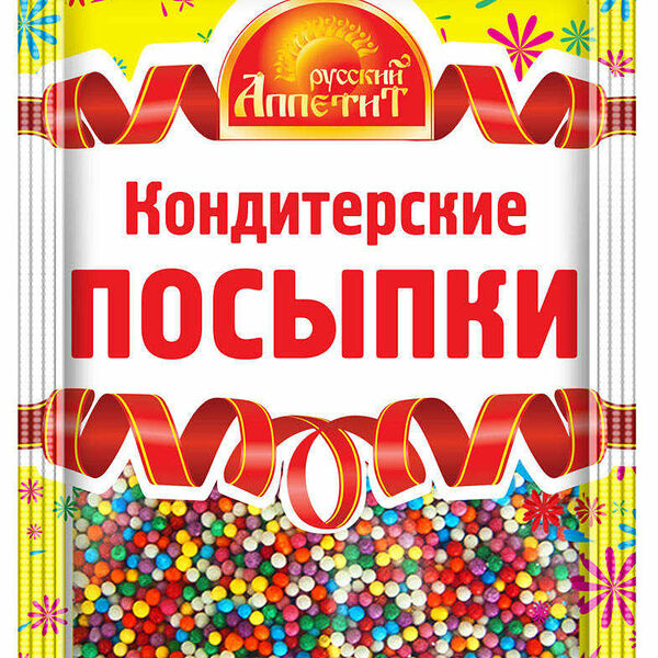 Посыпки Русский аппетит Бисер кондитерские 50 г