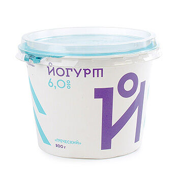 Йогурт «Греческий» 6%, «Братья Чебурашкины»