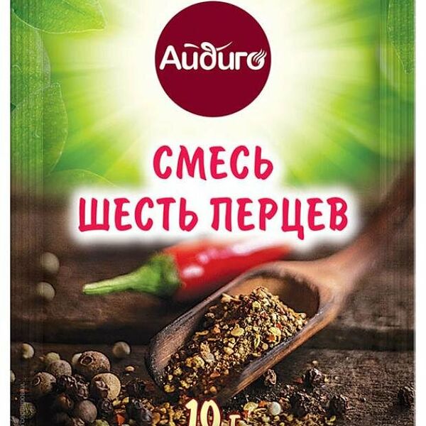 Смесь шесть перцев ТМ Айдиго
